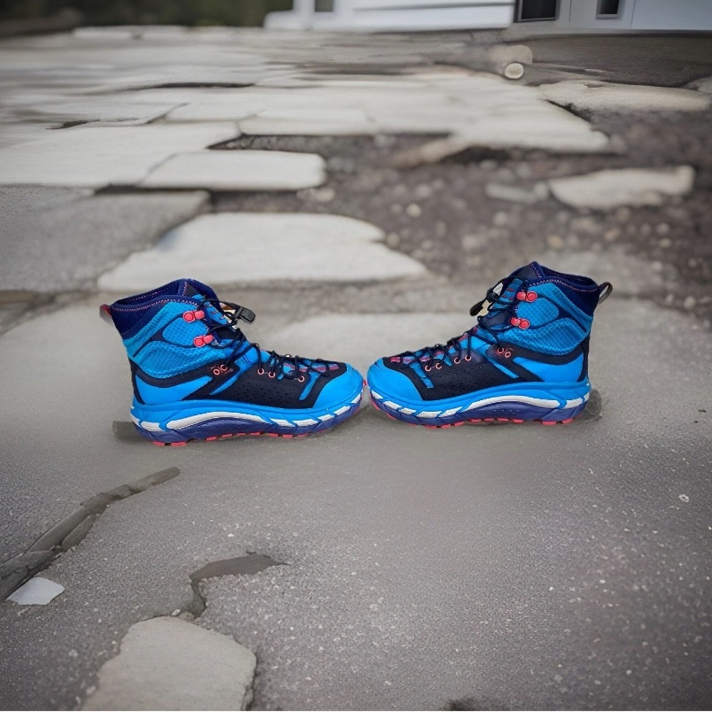 🕠 Hoka | One One Ultra Hi Tor WP Hiking Boot | Blue Jewel/Medival Blue | 7 - Picture 3 of 8